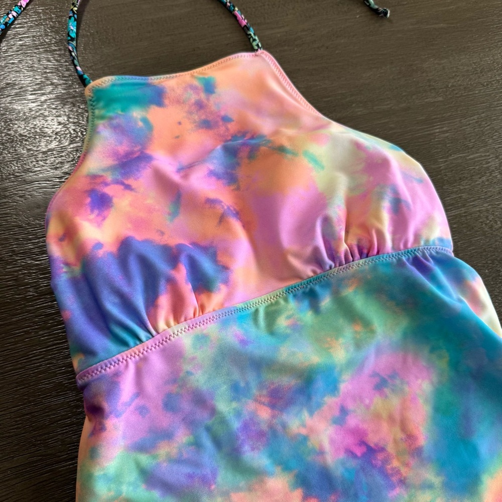 NWT Raisins Tankini Swimsuit St Croix Halter Tie Neck S - Picture 4 of 9
